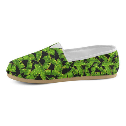 Banana Leaf Pattern Print Design BL06 Women Casual Shoes-JorJune.com