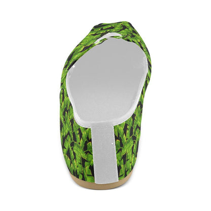 Banana Leaf Pattern Print Design BL06 Women Casual Shoes-JorJune.com