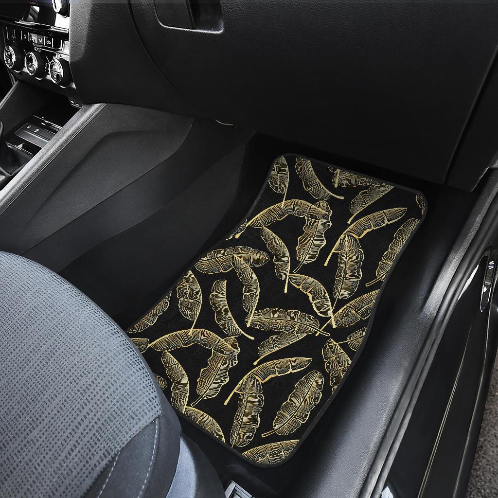 Banana Leaf Pattern Print Design BL07 Car Floor Mats-JorJune