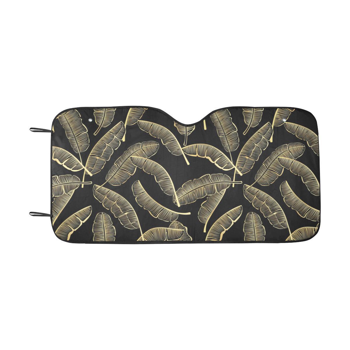 Banana Leaf Pattern Print Design BL07 Car Sun Shade-JorJune