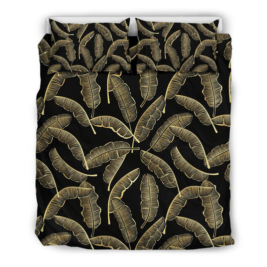 Banana Leaf Pattern Print Design BL07 Duvet Cover Bedding Set-JORJUNE.COM