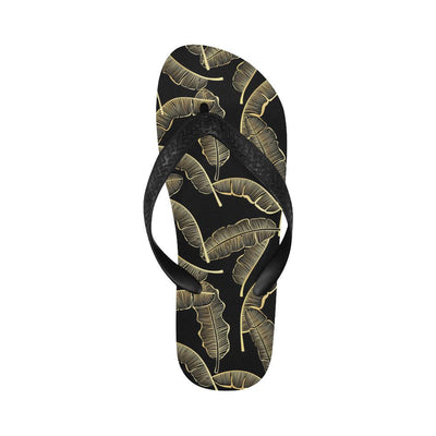 Banana Leaf Pattern Print Design BL07 Flip Flops-JorJune