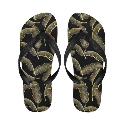 Banana Leaf Pattern Print Design BL07 Flip Flops-JorJune