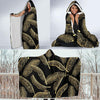 Banana Leaf Pattern Print Design BL07 Hooded Blanket-JORJUNE.COM