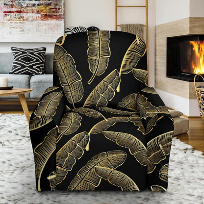 Banana Leaf Pattern Print Design BL07 Recliner Slipcover-JORJUNE.COM