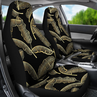 Banana Leaf Pattern Print Design BL07 Universal Fit Car Seat Covers