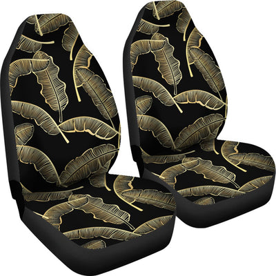 Banana Leaf Pattern Print Design BL07 Universal Fit Car Seat Covers