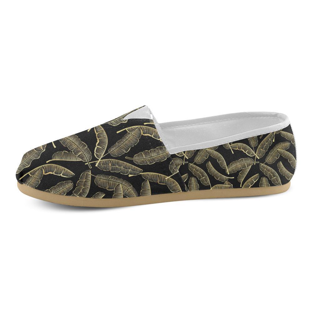 Banana Leaf Pattern Print Design BL07 Women Casual Shoes-JorJune.com