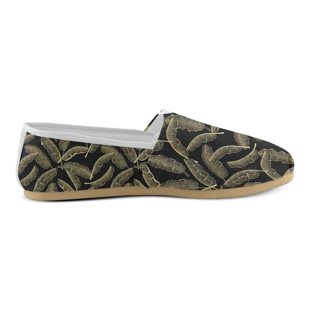 Banana Leaf Pattern Print Design BL07 Women Casual Shoes-JorJune.com
