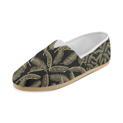 Banana Leaf Pattern Print Design BL07 Women Casual Shoes-JorJune.com