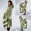 Banana Leaf Pattern Print Design BL08 Hooded Blanket-JORJUNE.COM