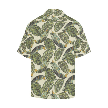 Banana Leaf Pattern Print Design BL08 Men Hawaiian Shirt-JorJune