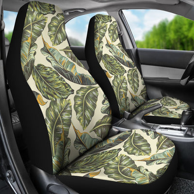 Banana Leaf Pattern Print Design BL08 Universal Fit Car Seat Covers