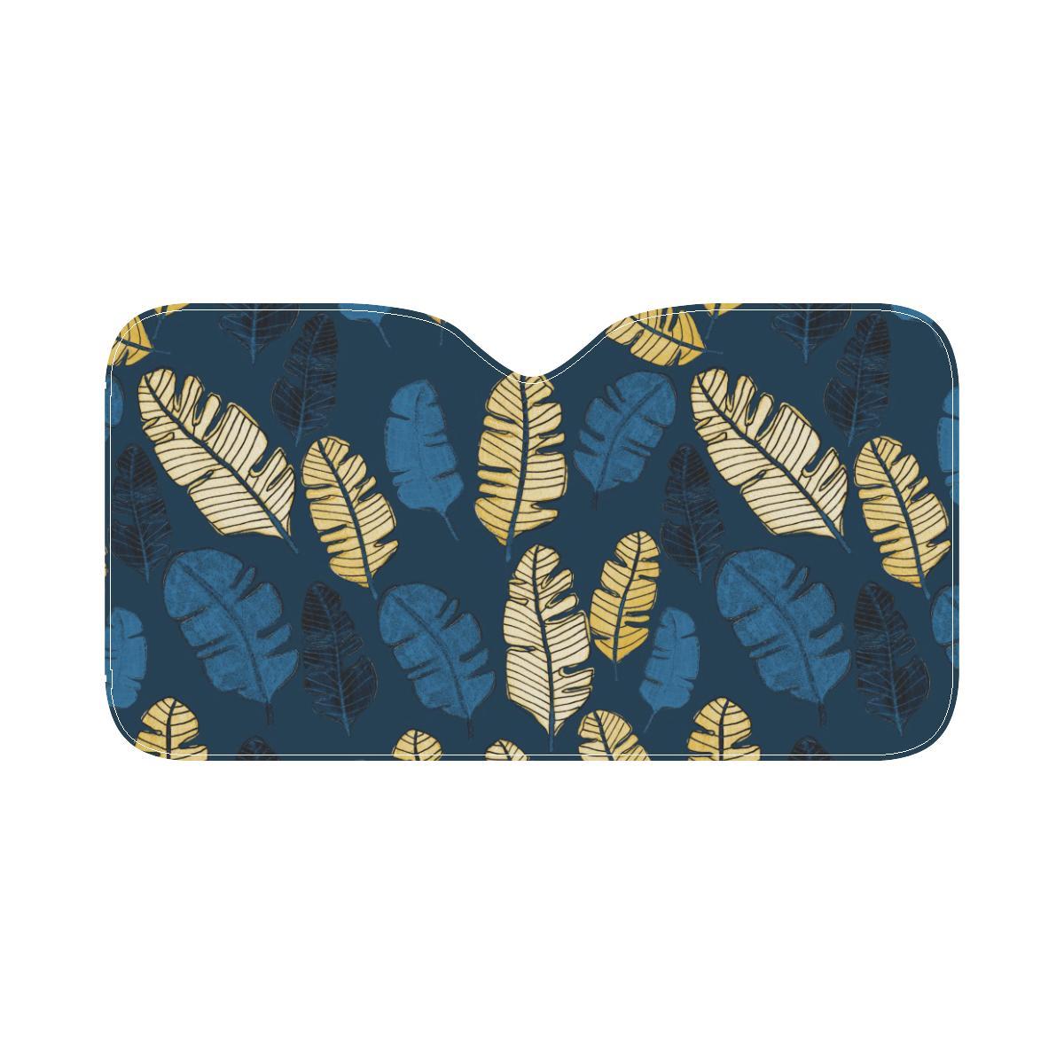 Banana Leaf Pattern Print Design BL09 Car Sun Shade-JorJune