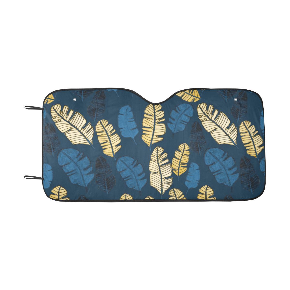 Banana Leaf Pattern Print Design BL09 Car Sun Shade-JorJune