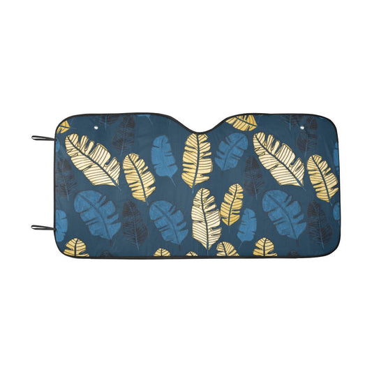 Banana Leaf Pattern Print Design BL09 Car Sun Shade-JorJune