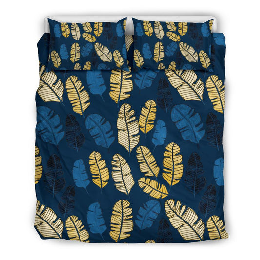 Banana Leaf Pattern Print Design BL09 Duvet Cover Bedding Set-JORJUNE.COM