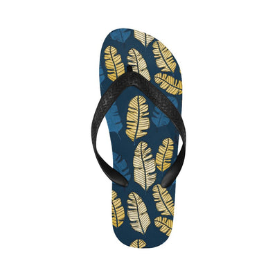 Banana Leaf Pattern Print Design BL09 Flip Flops-JorJune