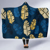 Banana Leaf Pattern Print Design BL09 Hooded Blanket-JORJUNE.COM