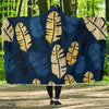 Banana Leaf Pattern Print Design BL09 Hooded Blanket-JORJUNE.COM