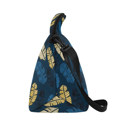 Banana Leaf Pattern Print Design BL09 Neoprene Lunch Bag-JorJune
