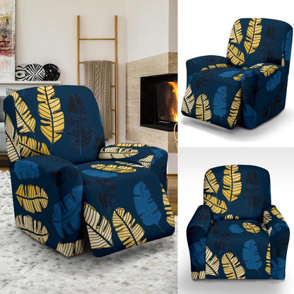 Banana Leaf Pattern Print Design BL09 Recliner Slipcover-JORJUNE.COM