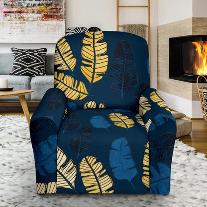 Banana Leaf Pattern Print Design BL09 Recliner Slipcover-JORJUNE.COM