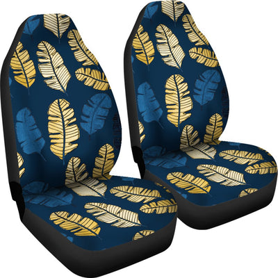 Banana Leaf Pattern Print Design BL09 Universal Fit Car Seat Covers