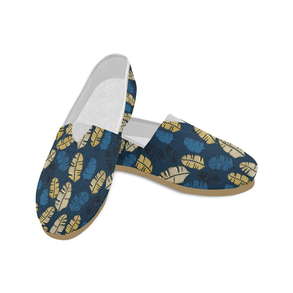Banana Leaf Pattern Print Design BL09 Women Casual Shoes-JorJune.com