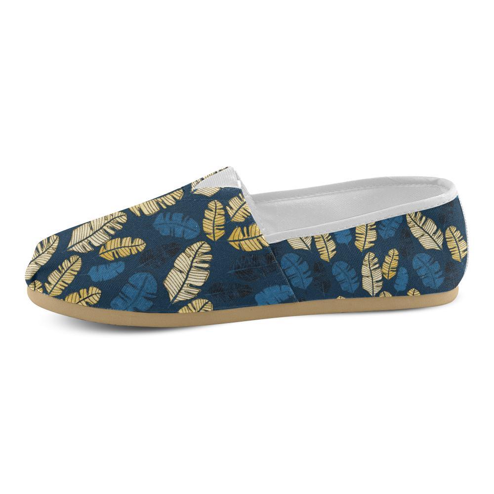 Banana Leaf Pattern Print Design BL09 Women Casual Shoes-JorJune.com