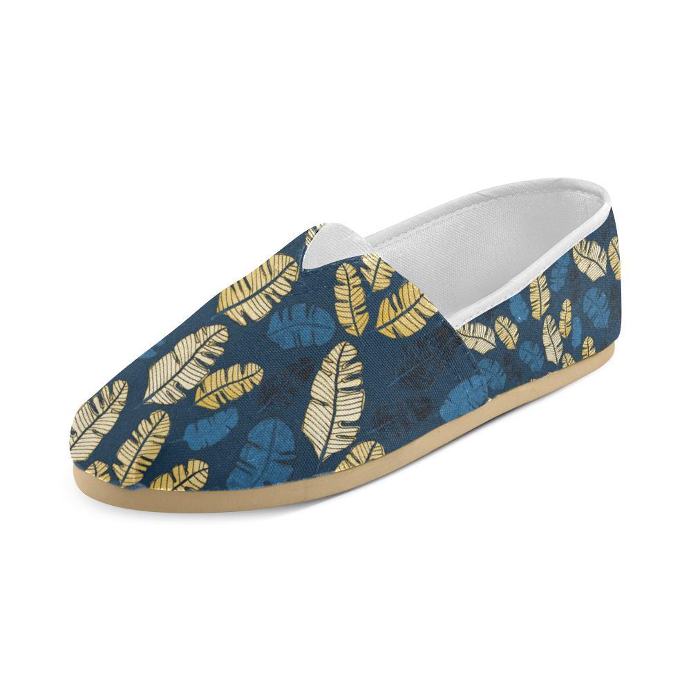 Banana Leaf Pattern Print Design BL09 Women Casual Shoes-JorJune.com