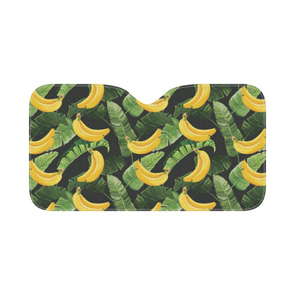 Banana Pattern Print Design BA01 Car Sun Shade-JorJune