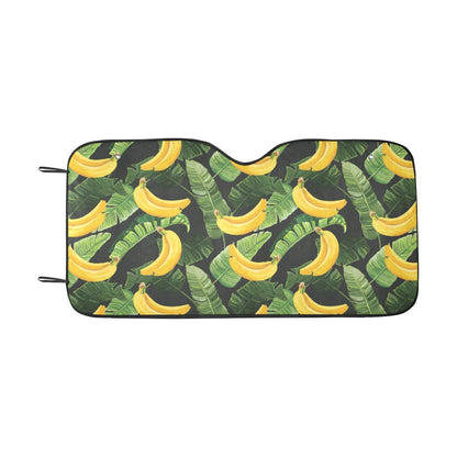 Banana Pattern Print Design BA01 Car Sun Shade-JorJune
