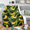 Banana Pattern Print Design BA01 Fleece Blankete