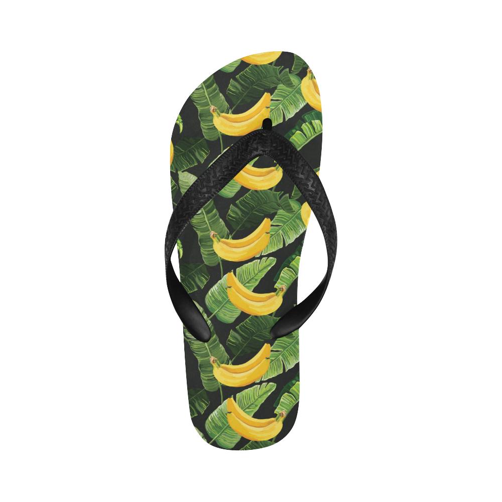 Banana Pattern Print Design BA01 Flip Flops-JorJune