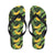 Banana Pattern Print Design BA01 Flip Flops-JorJune