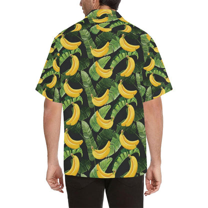 Banana Pattern Print Design BA01 Men Hawaiian Shirt-JorJune