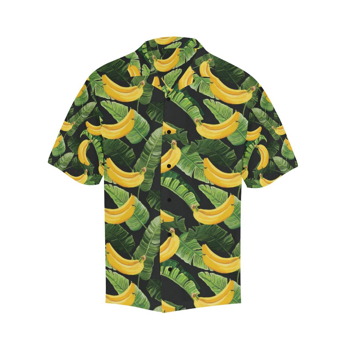 Banana Pattern Print Design BA01 Men Hawaiian Shirt-JorJune