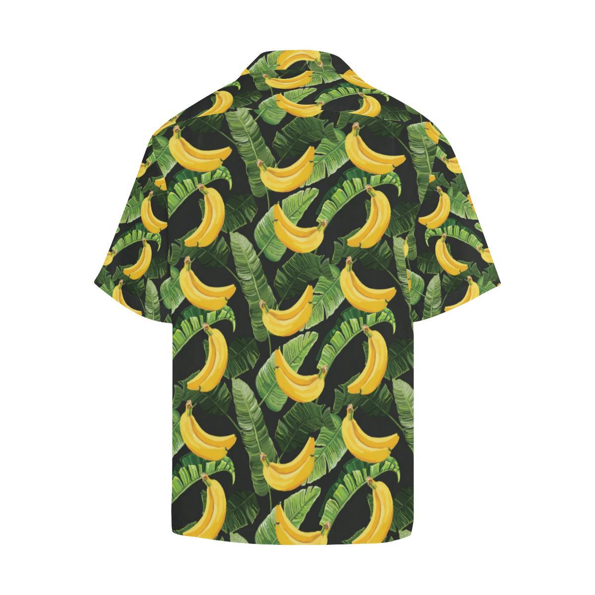 Banana Pattern Print Design BA01 Men Hawaiian Shirt-JorJune