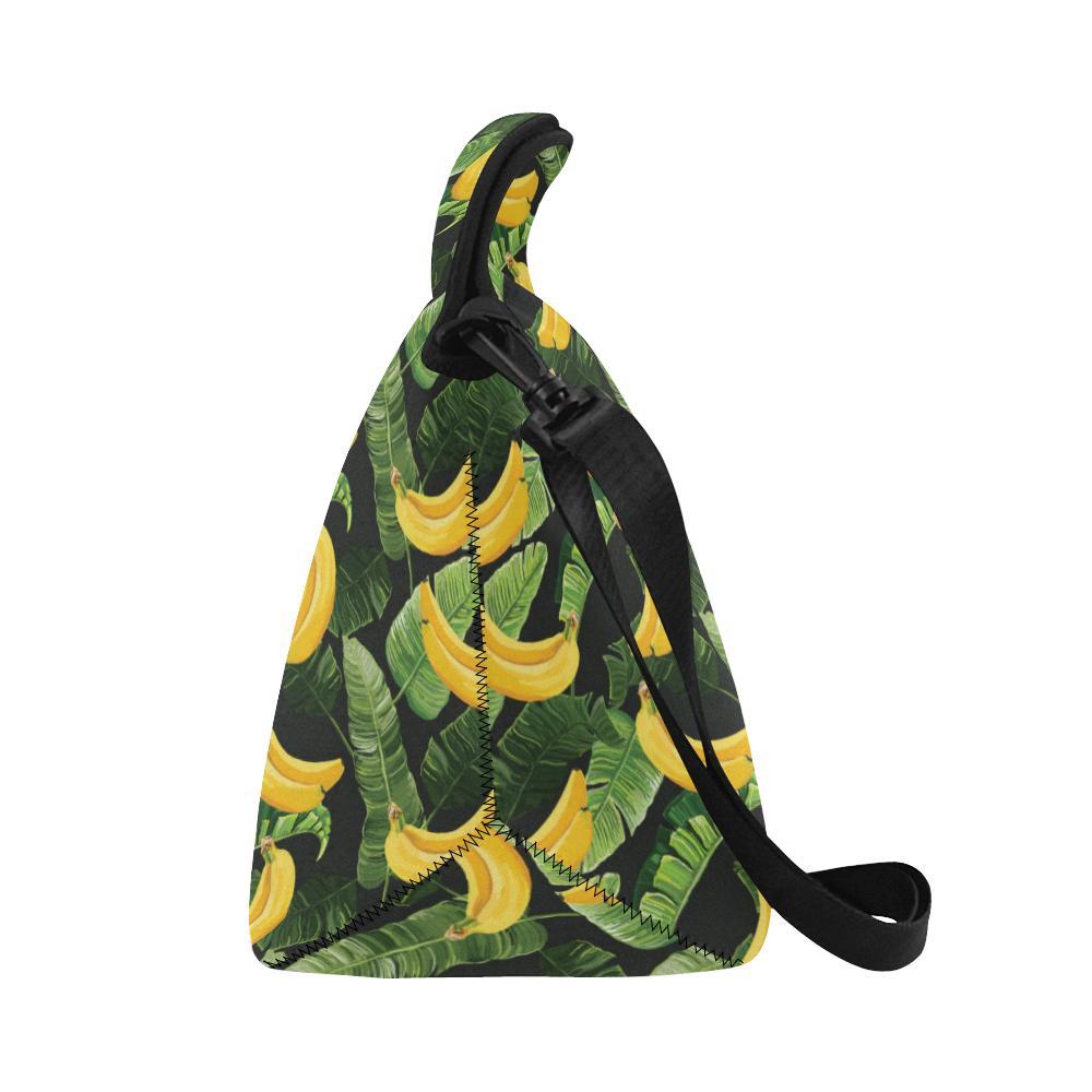 Banana Pattern Print Design BA01 Neoprene Lunch Bag-JorJune