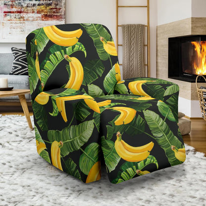 Banana Pattern Print Design BA01 Recliner Slipcover-JORJUNE.COM