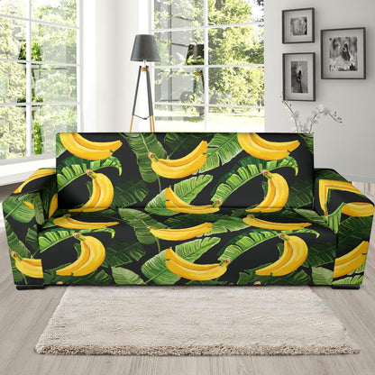 Banana Pattern Print Design BA01 Sofa Slipcover-JORJUNE.COM