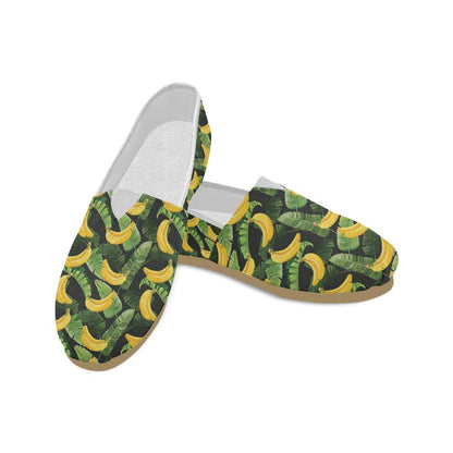 Banana Pattern Print Design BA01 Women Casual Shoes-JorJune.com
