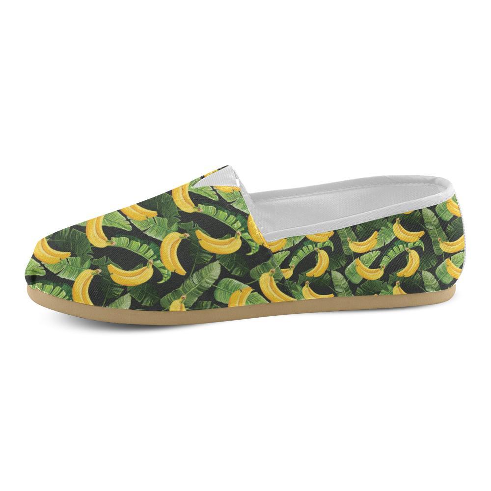 Banana Pattern Print Design BA01 Women Casual Shoes-JorJune.com