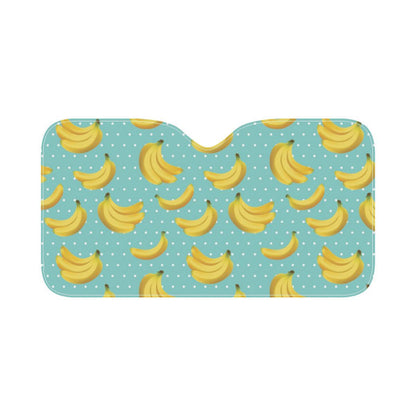 Banana Pattern Print Design BA02 Car Sun Shade-JorJune