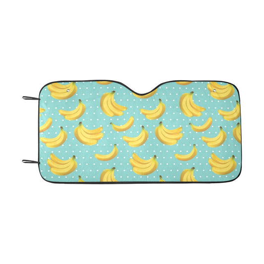 Banana Pattern Print Design BA02 Car Sun Shade-JorJune