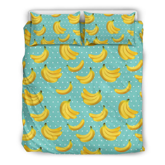 Banana Pattern Print Design BA02 Duvet Cover Bedding Set-JORJUNE.COM
