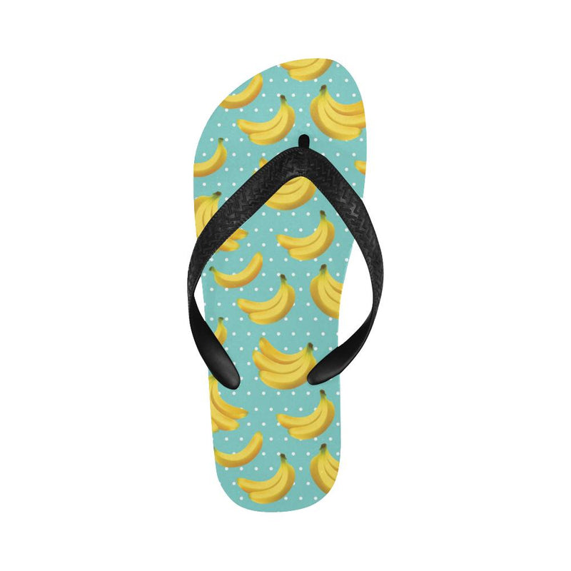 Banana Pattern Print Design BA02 Flip Flops-JorJune