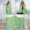 Banana Pattern Print Design BA02 Hooded Blanket-JORJUNE.COM