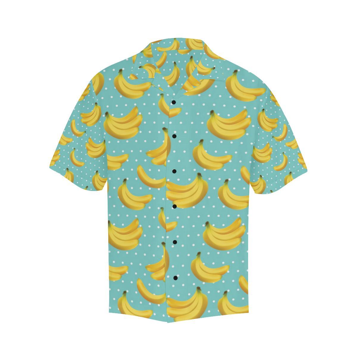 Banana Pattern Print Design BA02 Men Hawaiian Shirt-JorJune